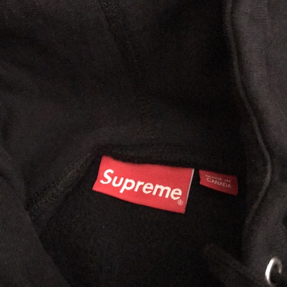 Supreme classic script hoodie black - Picture 2 of 4